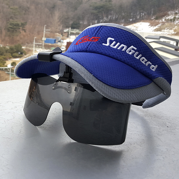 [썬가드광학] 편광 X-2 view 모자용 선글라스